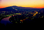 Maribor ob sončnem zahodu