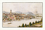 Maribor z desnega brega, bakrorez