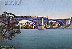 Železniški most, razglednica
